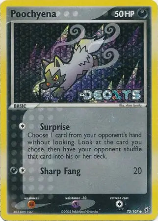 Poochyena 70/107 (Deoxys)  - Reverse Holofoil | Good Games Adelaide SA