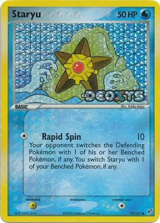 Staryu 77/107 (Deoxys)  - Reverse Holofoil | Good Games Adelaide SA