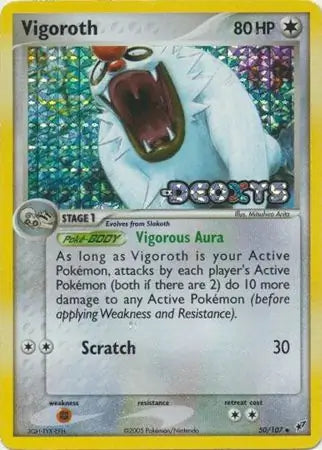 Vigoroth 50/107 (Deoxys)  - Reverse Holofoil | Good Games Adelaide SA