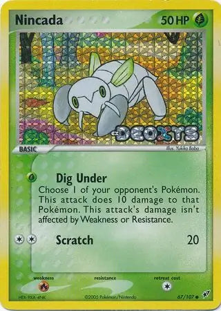 Nincada 67/107 (Deoxys)  - Reverse Holofoil | Good Games Adelaide SA
