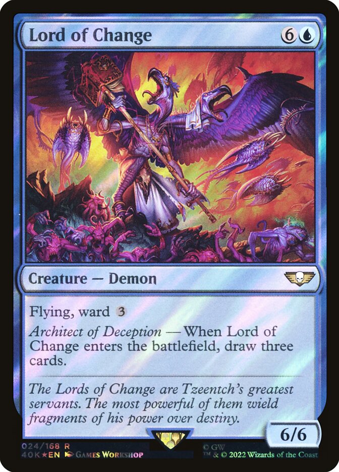 Lord of Change  24★/617 (Universes Beyond: Warhammer 40,000)  - Surge Foil | Good Games Adelaide SA