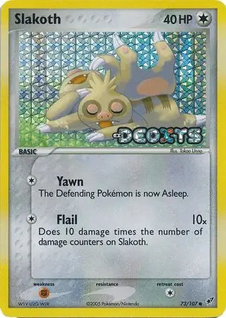 Slakoth 73/107 (Deoxys)  - Reverse Holofoil | Good Games Adelaide SA