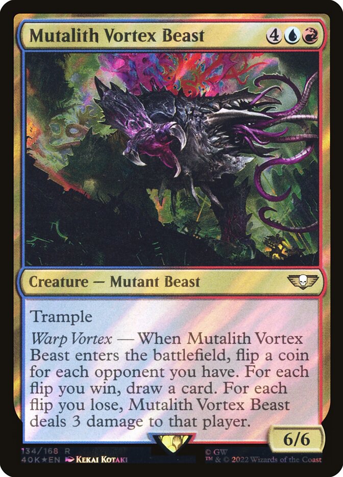 Mutalith Vortex Beast  134★/617 (Universes Beyond: Warhammer 40,000)  - Surge Foil | Good Games Adelaide SA
