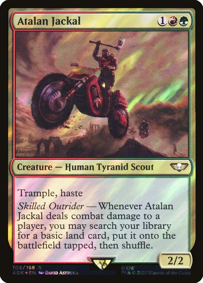 Atalan Jackal  105★/617 (Universes Beyond: Warhammer 40,000)  - Surge Foil | Good Games Adelaide SA
