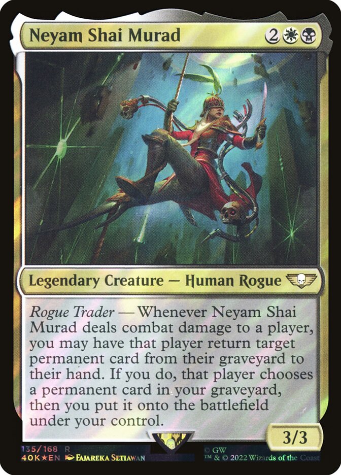 Neyam Shai Murad  135★/617 (Universes Beyond: Warhammer 40,000)  - Surge Foil | Good Games Adelaide SA