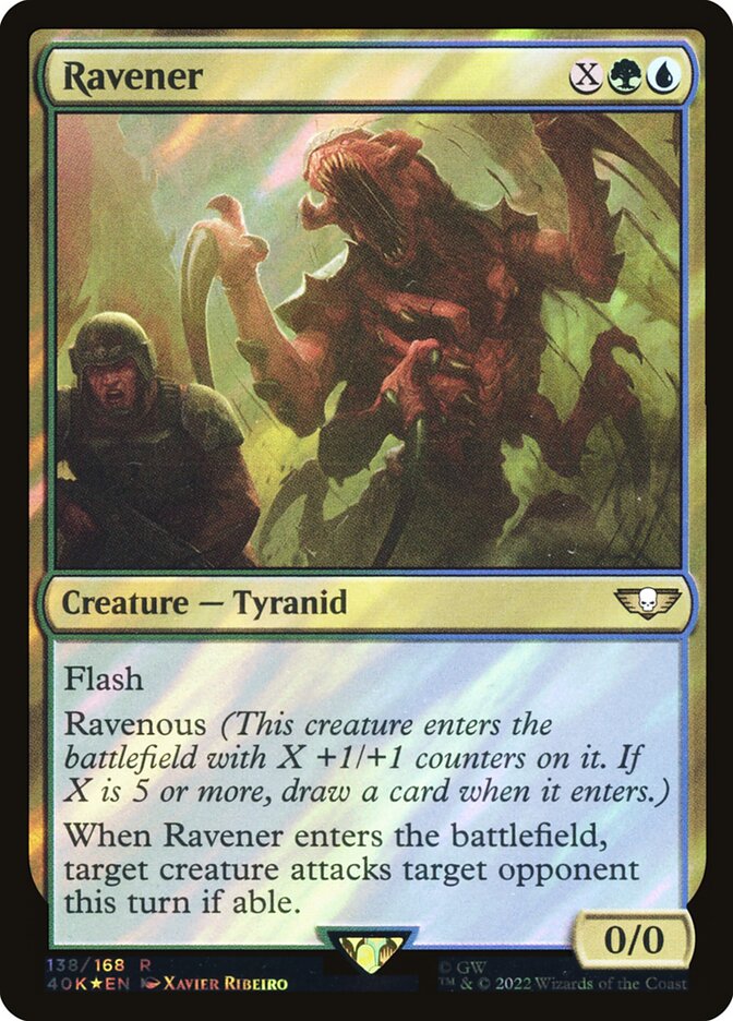 Ravener  138★/617 (Universes Beyond: Warhammer 40,000)  - Surge Foil | Good Games Adelaide SA