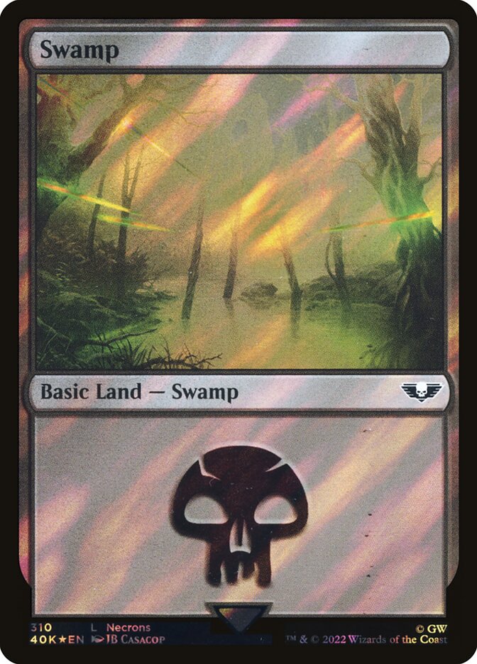 Swamp  310★/617 (Universes Beyond: Warhammer 40,000)  - Surge Foil | Good Games Adelaide SA