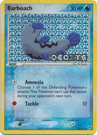 Barboach 54/107 (Deoxys)  - Reverse Holofoil | Good Games Adelaide SA