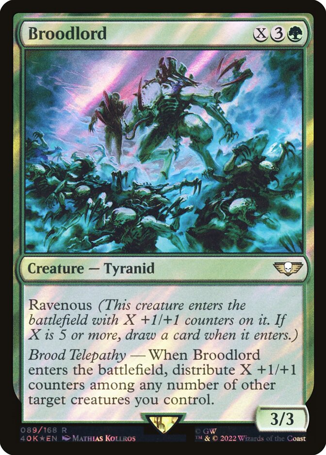 Broodlord  89★/617 (Universes Beyond: Warhammer 40,000)  - Surge Foil | Good Games Adelaide SA