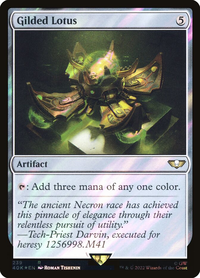 Gilded Lotus  239★/617 (Universes Beyond: Warhammer 40,000)  - Surge Foil | Good Games Adelaide SA