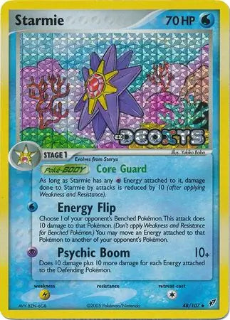 Starmie 48/107 (Deoxys)  - Reverse Holofoil | Good Games Adelaide SA