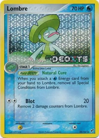 Lombre  34/107 (Deoxys)  - Reverse Holofoil | Good Games Adelaide SA
