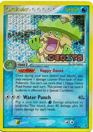 Ludicolo 19/107 (Deoxys)  - Reverse Holofoil | Good Games Adelaide SA
