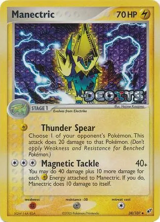 Manectric 38/107 (Deoxys)  - Reverse Holofoil | Good Games Adelaide SA