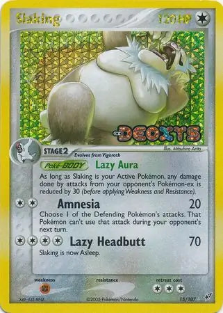Slaking 15/107 (Deoxys)  - Reverse Holofoil | Good Games Adelaide SA