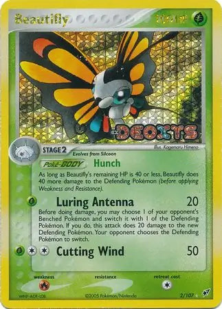 Beautifly 2/107 (Deoxys)  - Reverse Holofoil | Good Games Adelaide SA