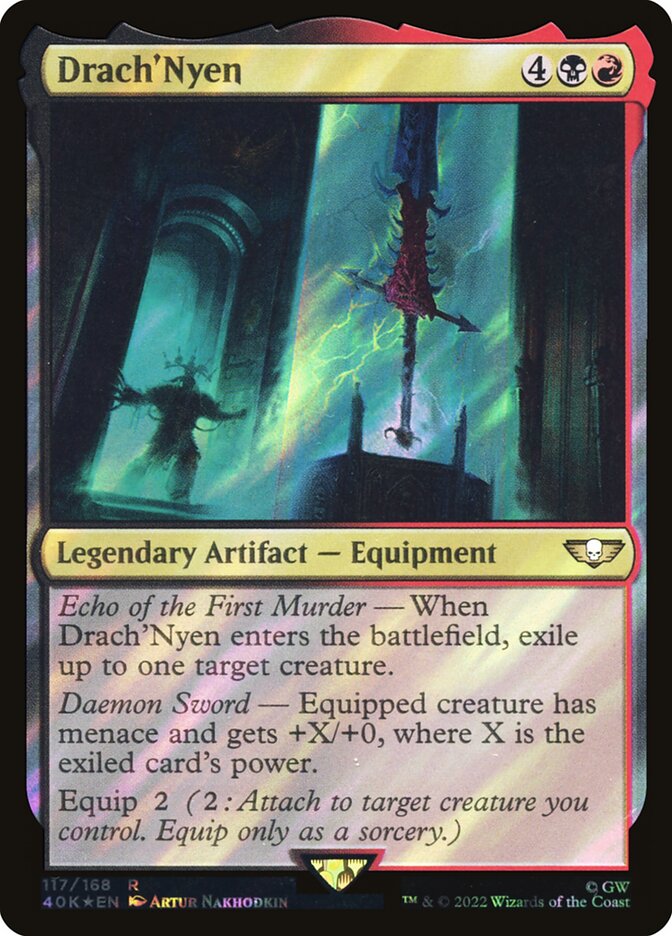 Drach'Nyen  117★/617 (Universes Beyond: Warhammer 40,000)  - Surge Foil | Good Games Adelaide SA