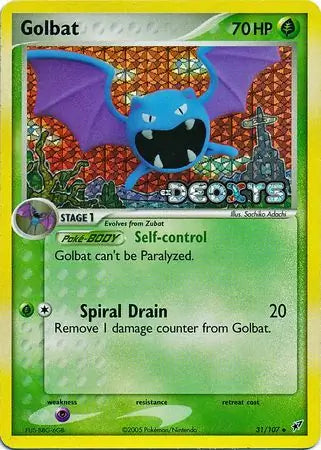 Golbat 31/107 (Deoxys)  - Reverse Holofoil | Good Games Adelaide SA