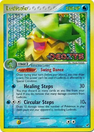 Ludicolo  10/107 (Deoxys)  - Reverse Holofoil | Good Games Adelaide SA