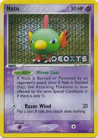 Natu 66/107 (Deoxys)  - Reverse Holofoil | Good Games Adelaide SA