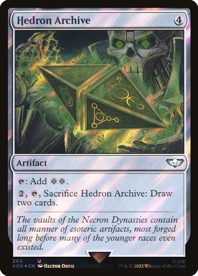 Hedron Archive  240★/617 (Universes Beyond: Warhammer 40,000)  - Surge Foil | Good Games Adelaide SA