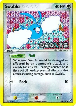 Swablu 79/107 (Deoxys)  - Reverse Holofoil | Good Games Adelaide SA