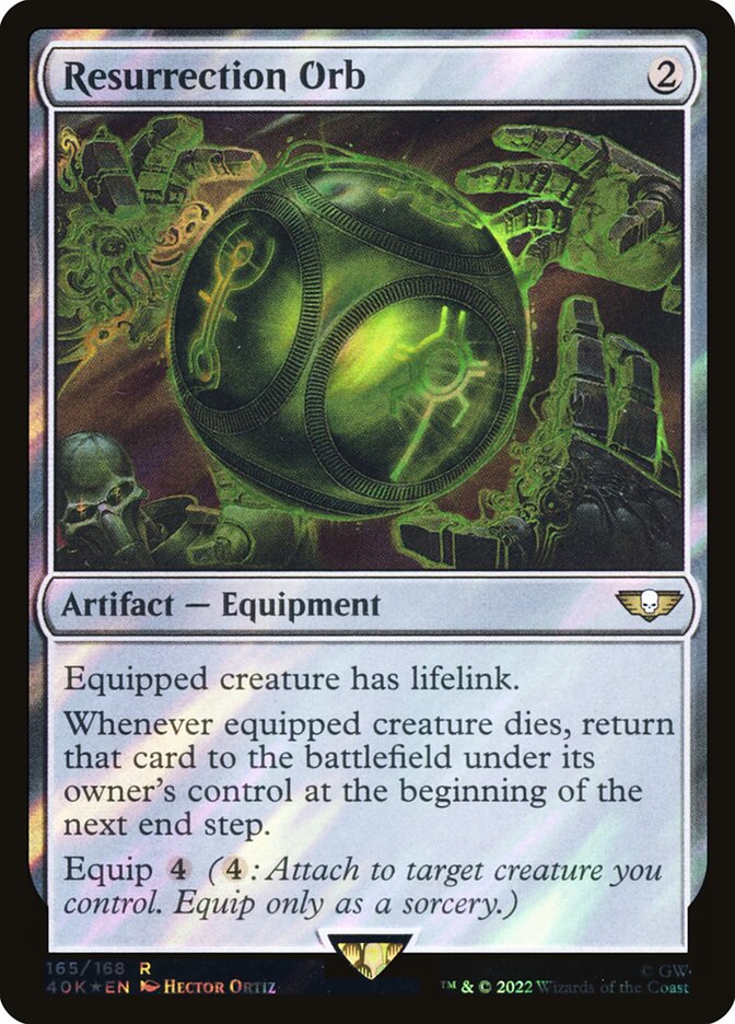 Resurrection Orb  165★/617 (Universes Beyond: Warhammer 40,000)  - Surge Foil | Good Games Adelaide SA