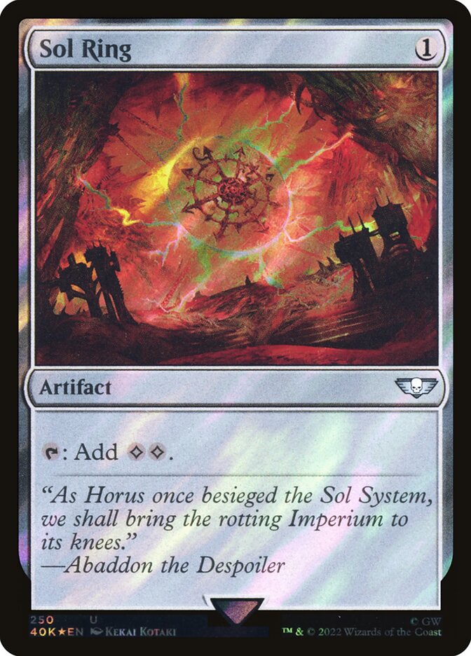 Sol Ring  250★/617 (Universes Beyond: Warhammer 40,000)  - Surge Foil | Good Games Adelaide SA