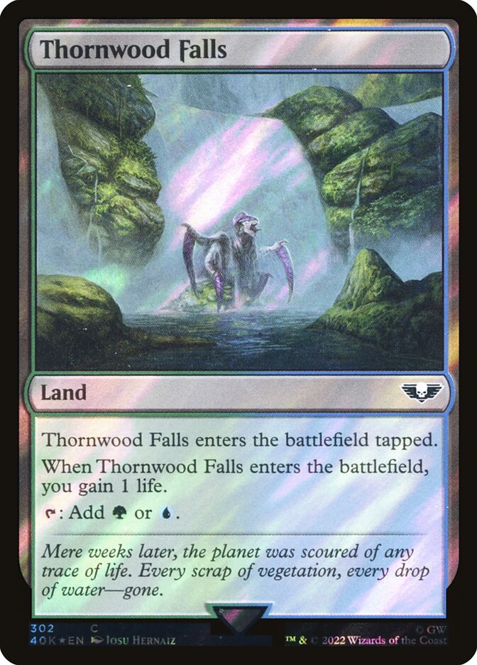 Thornwood Falls  302★/617 (Universes Beyond: Warhammer 40,000)  - Surge Foil | Good Games Adelaide SA