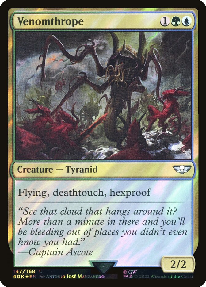 Venomthrope  147★/617 (Universes Beyond: Warhammer 40,000)  - Surge Foil | Good Games Adelaide SA