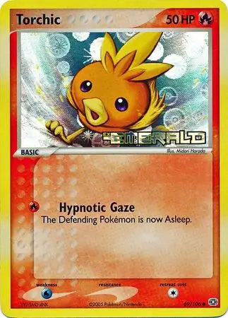 Torchic 69/106 (Emerald)  - Reverse Holofoil | Good Games Adelaide SA