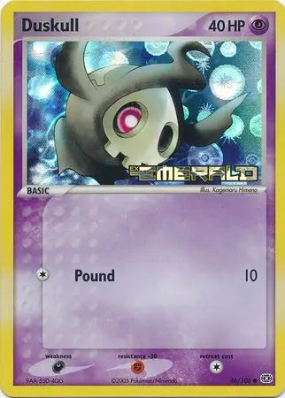Duskull 46/106 (Emerald)  - Reverse Holofoil | Good Games Adelaide SA