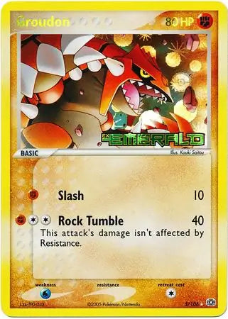 Groudon 5/106 (Emerald)  - Reverse Holofoil | Good Games Adelaide SA