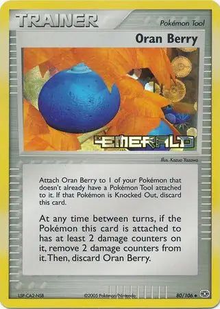 Oran Berry 80/106 (Emerald)  - Reverse Holofoil | Good Games Adelaide SA