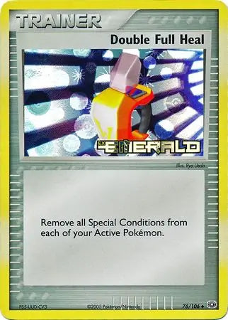 Double Full Heal 76/106 (Emerald)  - Reverse Holofoil | Good Games Adelaide SA