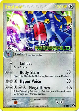Exploud 3/106 (Emerald)  - Reverse Holofoil | Good Games Adelaide SA
