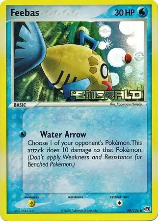 Feebas  50/106 (Emerald)  - Reverse Holofoil | Good Games Adelaide SA