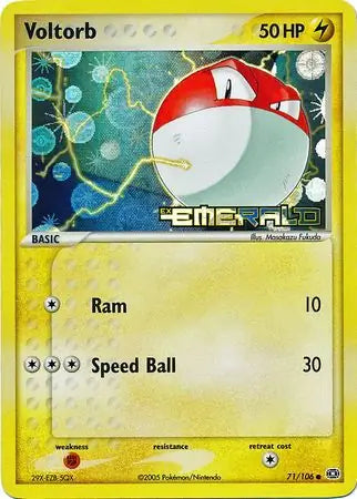 Voltorb 71/106 (Emerald)  - Reverse Holofoil | Good Games Adelaide SA