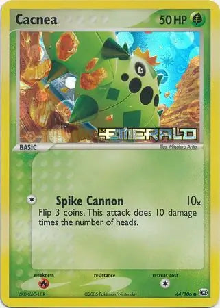 Cacnea 44/106 (Emerald)  - Reverse Holofoil | Good Games Adelaide SA