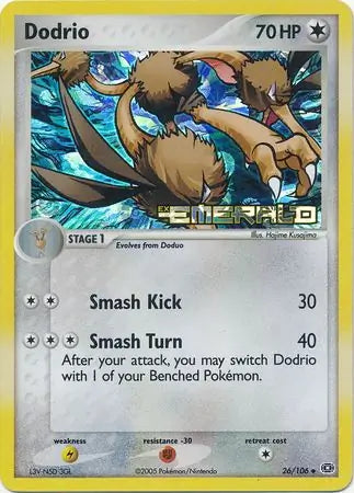 Dodrio 26/106 (Emerald)  - Reverse Holofoil | Good Games Adelaide SA