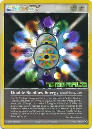 Double Rainbow Energy 87/106 (Emerald)  - Reverse Holofoil | Good Games Adelaide SA
