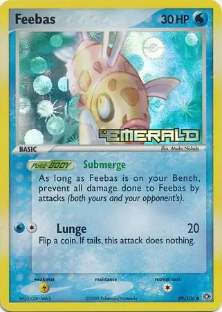 Feebas 49/106 (Emerald)  - Reverse Holofoil | Good Games Adelaide SA