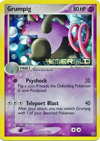 Grumpig  29/106 (Emerald)  - Reverse Holofoil | Good Games Adelaide SA