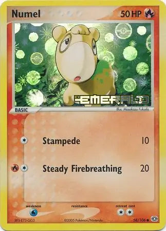 Numel  58/106 (Emerald)  - Reverse Holofoil | Good Games Adelaide SA