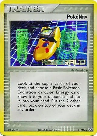 Pokenav 81/106 (Emerald)  - Reverse Holofoil | Good Games Adelaide SA