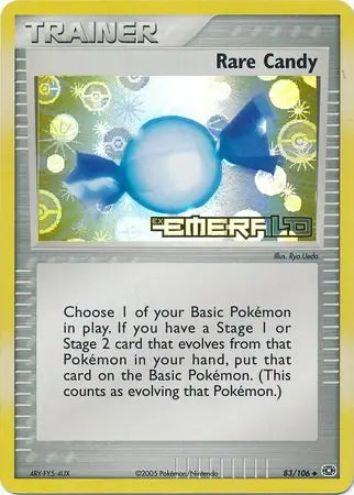 Rare Candy 83/106 (Emerald)  - Reverse Holofoil | Good Games Adelaide SA