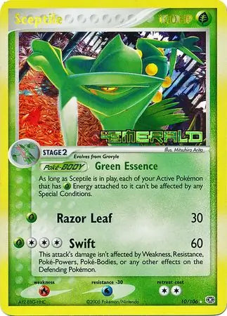 Sceptile 10/106 (Emerald)  - Reverse Holofoil | Good Games Adelaide SA