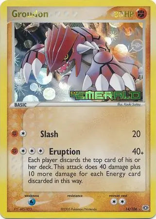 Groudon 14/106 (Emerald)  - Reverse Holofoil | Good Games Adelaide SA