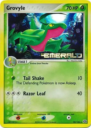 Grovyle 28/106 (Emerald)  - Reverse Holofoil | Good Games Adelaide SA