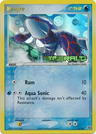 Kyogre 6/106 (Emerald)  - Reverse Holofoil | Good Games Adelaide SA